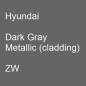 Preview: Hyundai, Dark Gray Metallic (cladding), ZW.